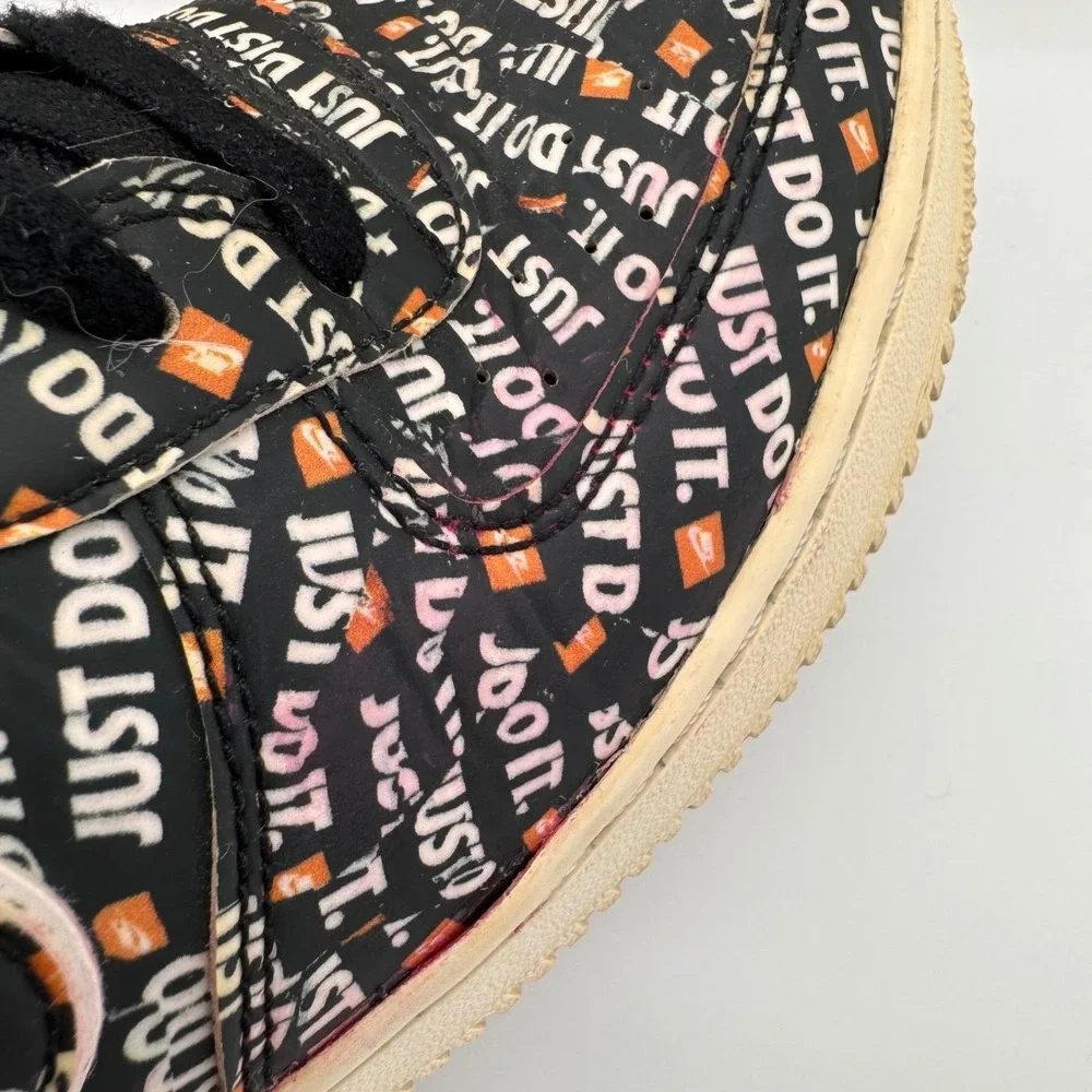 Nike Air Force 1 Low '07 LV8‎ Just Do It Kids AOP Sneakers Shoes 7Y Streetwear